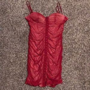 Red cocktail dress extra large brand KIK
